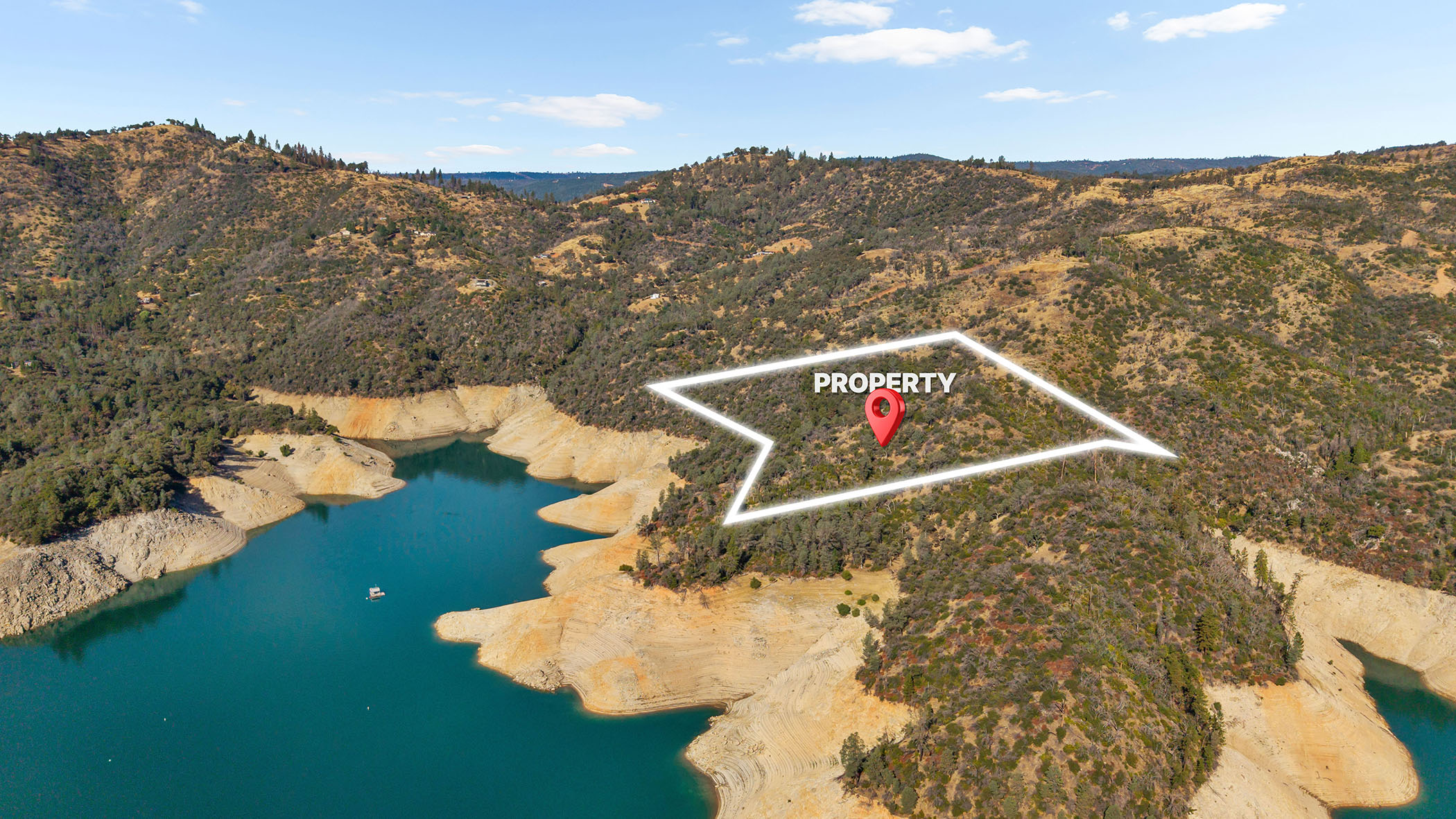 Aerial land photography